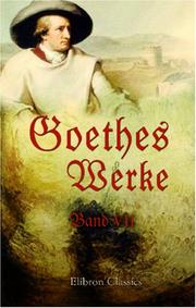 Cover of: Sämtliche Werke: with his life by George Henry Lewes