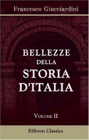 Cover of: Bellezze della storia d\'Italia: Volume 2