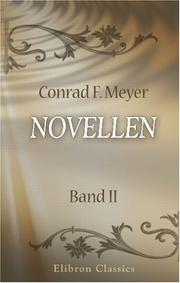 Novellen by Conrad Ferdinand Meyer
