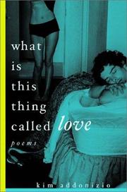 Cover of: What is this thing called love
