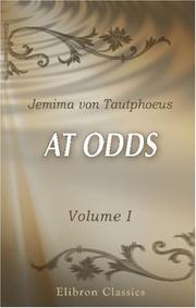Cover of: At Odds: Volume 1