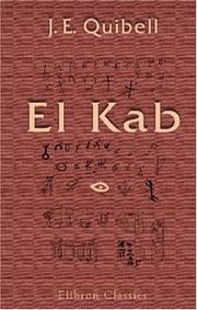 Cover of: El Kab: Egyptian Research Account, 1897