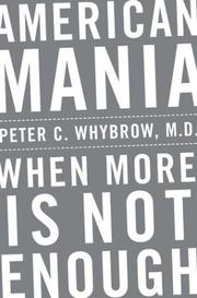 American Mania by Peter C. Whybrow