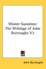 Cover of: Winter Sunshine: The Writings of John Burroughs V2