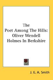 Cover of: The Poet Among The Hills: Oliver Wendell Holmes In Berkshire