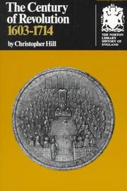 Cover of: The century of revolution, 1603-1714 by Christopher Hill