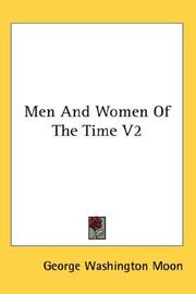 Cover of: Men And Women Of The Time V2
