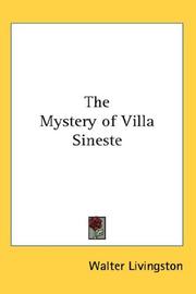 Cover of: The Mystery of Villa Sineste