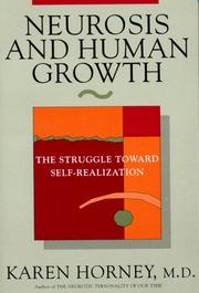 Cover of: Neurosis and human growth