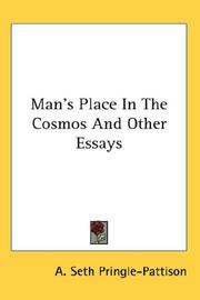 Cover of: Man's Place In The Cosmos And Other Essays
