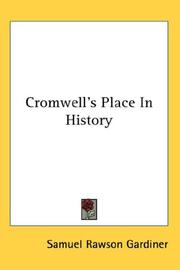 Cover of: Cromwell's place in history