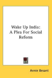 Cover of: Wake Up India: A Plea For Social Reform