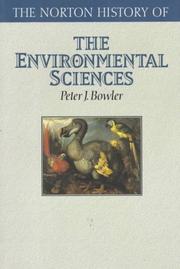Cover of: Fontana history of the environmental sciences