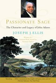 Cover of: Passionate Sage by Joseph J. Ellis
