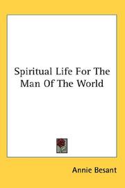 Cover of: Spiritual Life For The Man Of The World