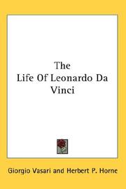 Cover of: The Life Of Leonardo Da Vinci