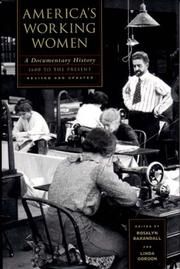 Cover of: America's working women: a documentary history, 1600 to the present