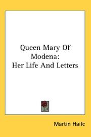 Queen Mary Of Modena by Martin Haile