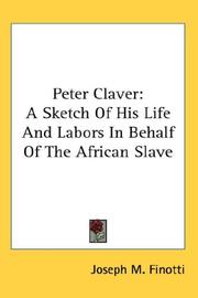 Peter Claver by Joseph M. Finotti