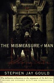 Cover of: The mismeasure of man by Stephen Jay Gould
