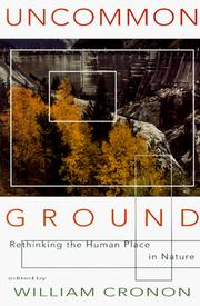 Cover of: Uncommon Ground by William Cronon