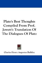 Cover of: Plato
