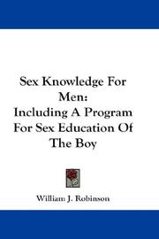 Cover of: Sex Knowledge For Men
