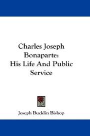 Charles Joseph Bonaparte by Joseph Bucklin Bishop