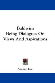 Baldwin by Vernon Lee
