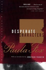 Cover of: Desperate Characters: a novel