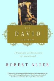 Cover of: The David Story by Robert Alter