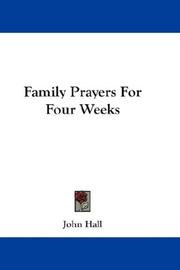 Cover of: Family Prayers For Four Weeks