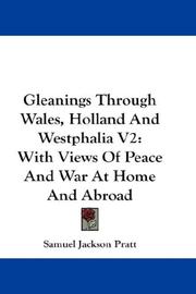 Cover of: Gleanings Through Wales, Holland And Westphalia V2: With Views Of Peace And War At Home And Abroad