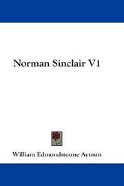 Cover of: Norman Sinclair V1