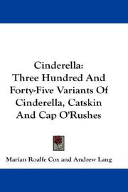 Cinderella by Marian Roalfe Cox