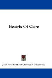 Cover of: Beatrix Of Clare | John Reed Scott