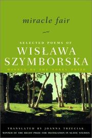 Cover of: Miracle Fair: Selected Poems of Wislawa Szymborska