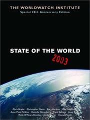 Cover of: State of the world, 2003: a Worldwatch Institute report on progress toward a sustainable society