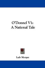 Cover of: O'Donnel V1: A National Tale