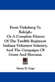 From Vicksburg to Raleigh by Moses D. Gage