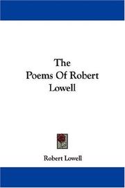 Cover of: The Poems Of Robert Lowell