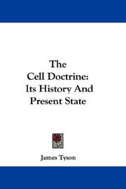 Cover of: The Cell Doctrine | James Tyson
