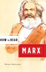 Cover of: How to read Marx
