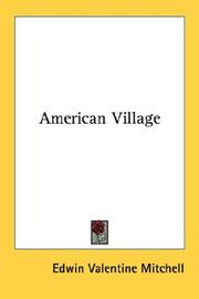 Cover of: American Village
