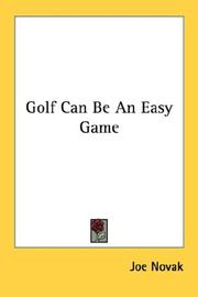 Cover of: Golf Can Be An Easy Game