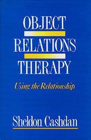Object relations therapy by Sheldon Cashdan