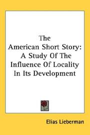 The American Short Story by Elias Lieberman