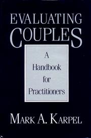 Cover of: Evaluating couples: a handbook for practitioners