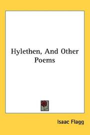 Cover of: Hylethen, And Other Poems | Isaac Flagg