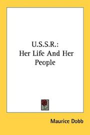 Cover of: U.S.S.R.: Her Life And Her People
